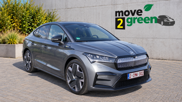 Skoda Enyaq Coupe iV RS als elektrische bedrijfswagen huren